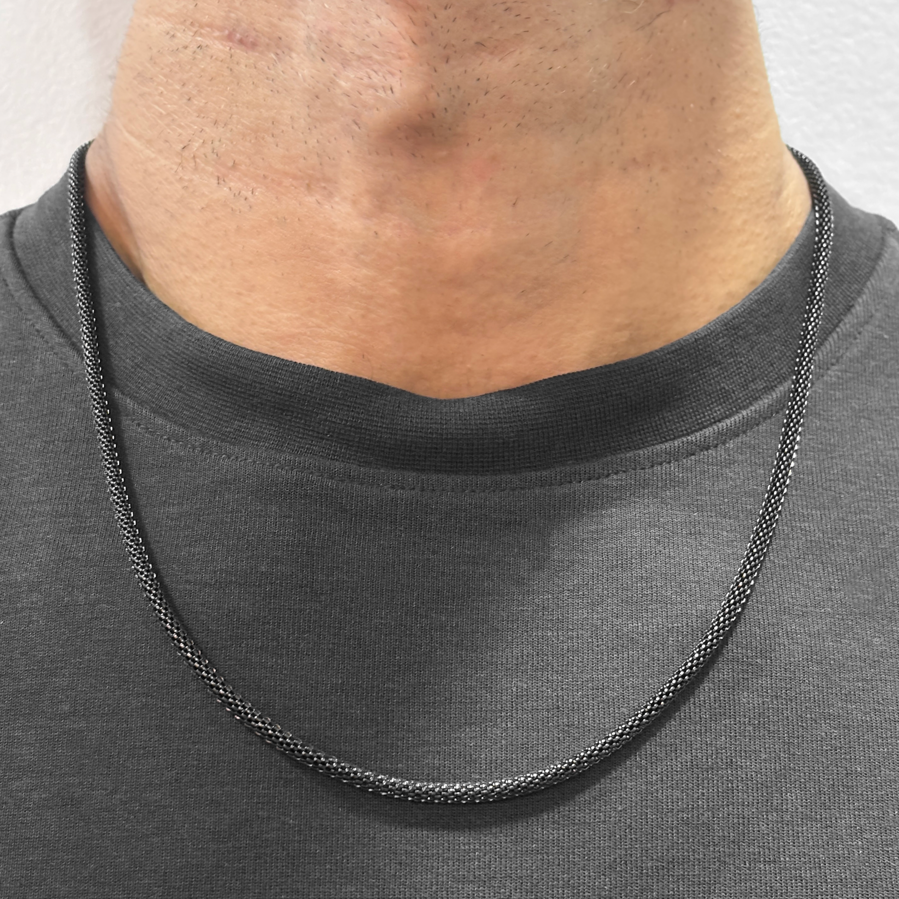 Black Mesh Chain 3MM