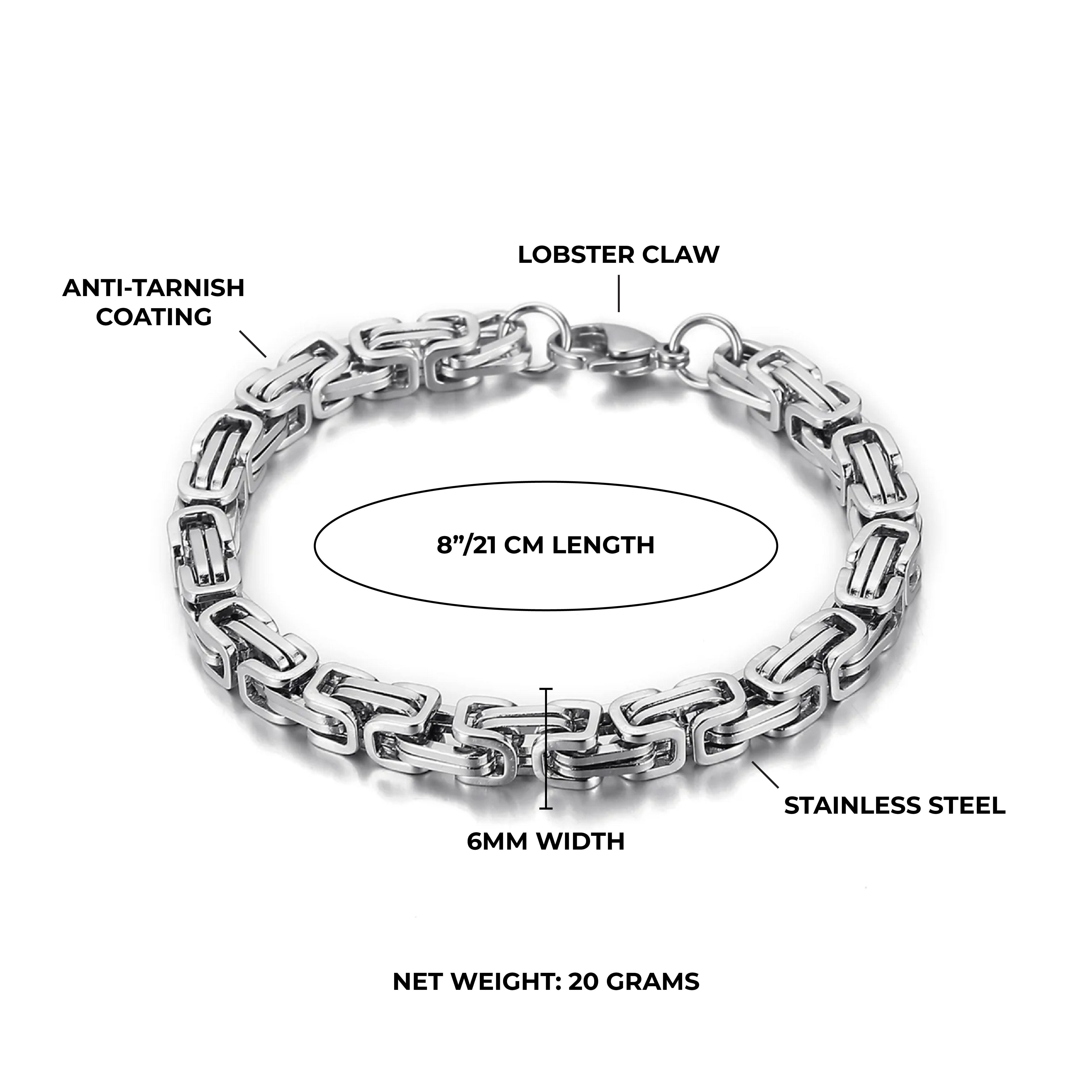 Byzantine Bracelet 6MM