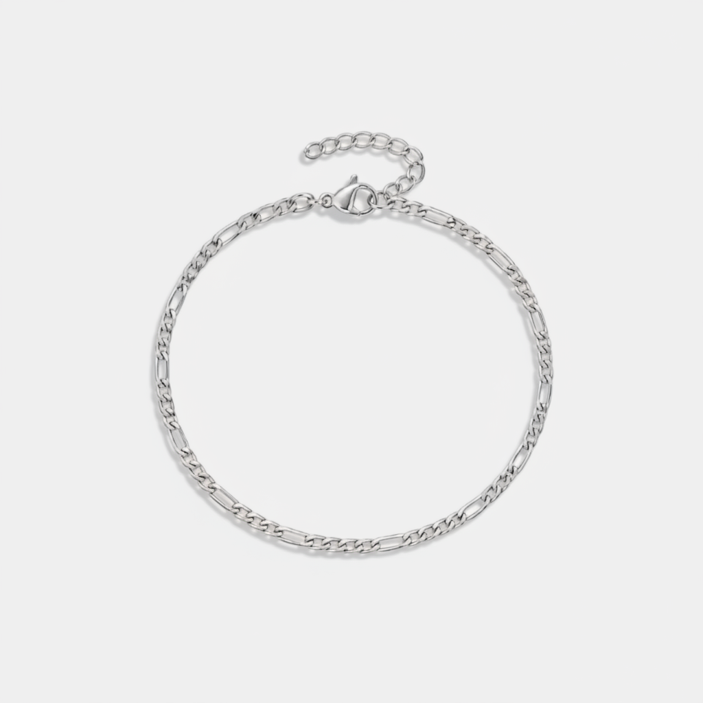 2MM Figaro Bracelet