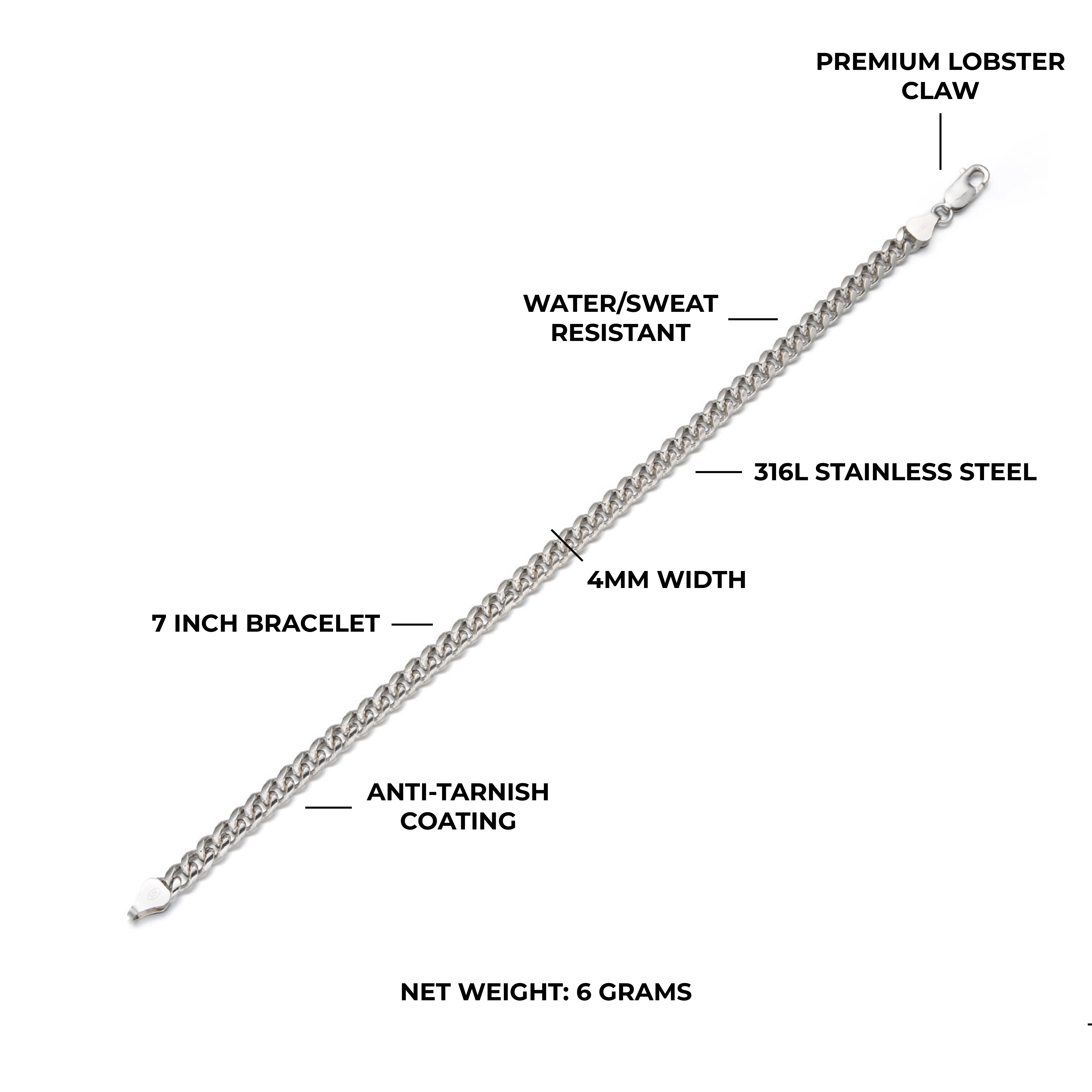 Signature Cuban Bracelet 4MM
