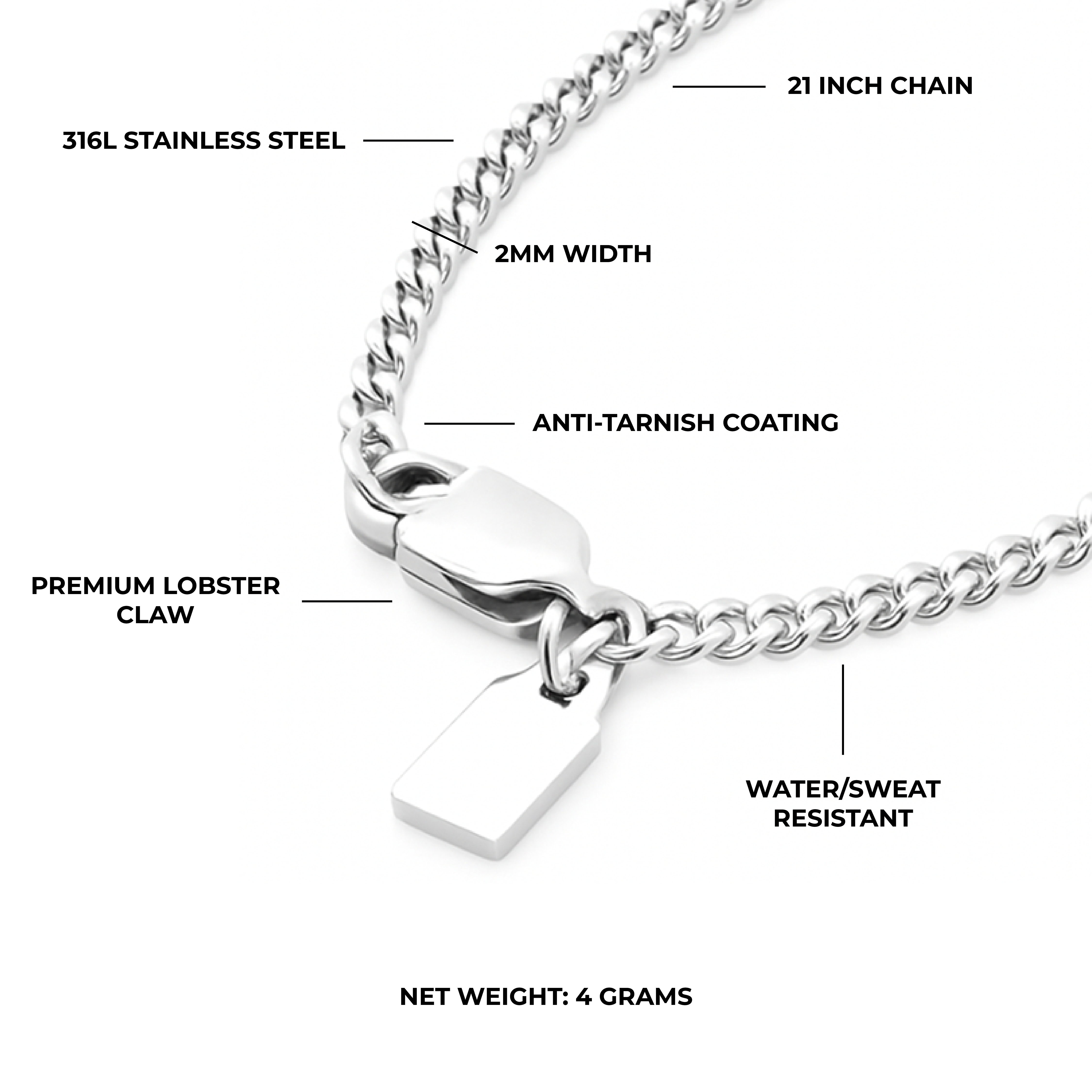Curb Chain 2MM