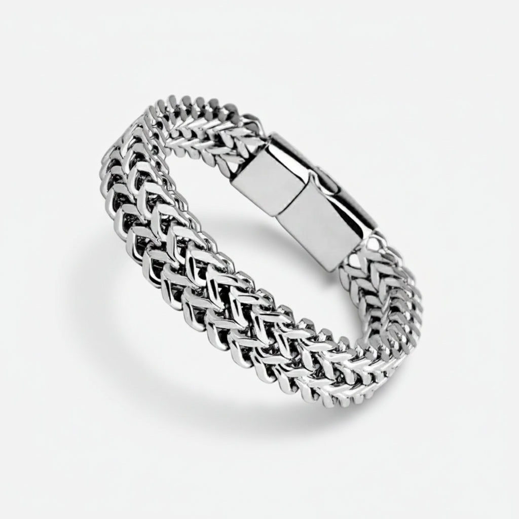 Dual Curb Bracelet 10MM