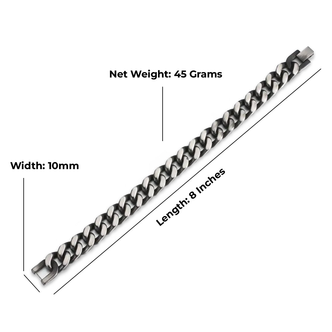 Titanium Cuban Bracelet 10MM