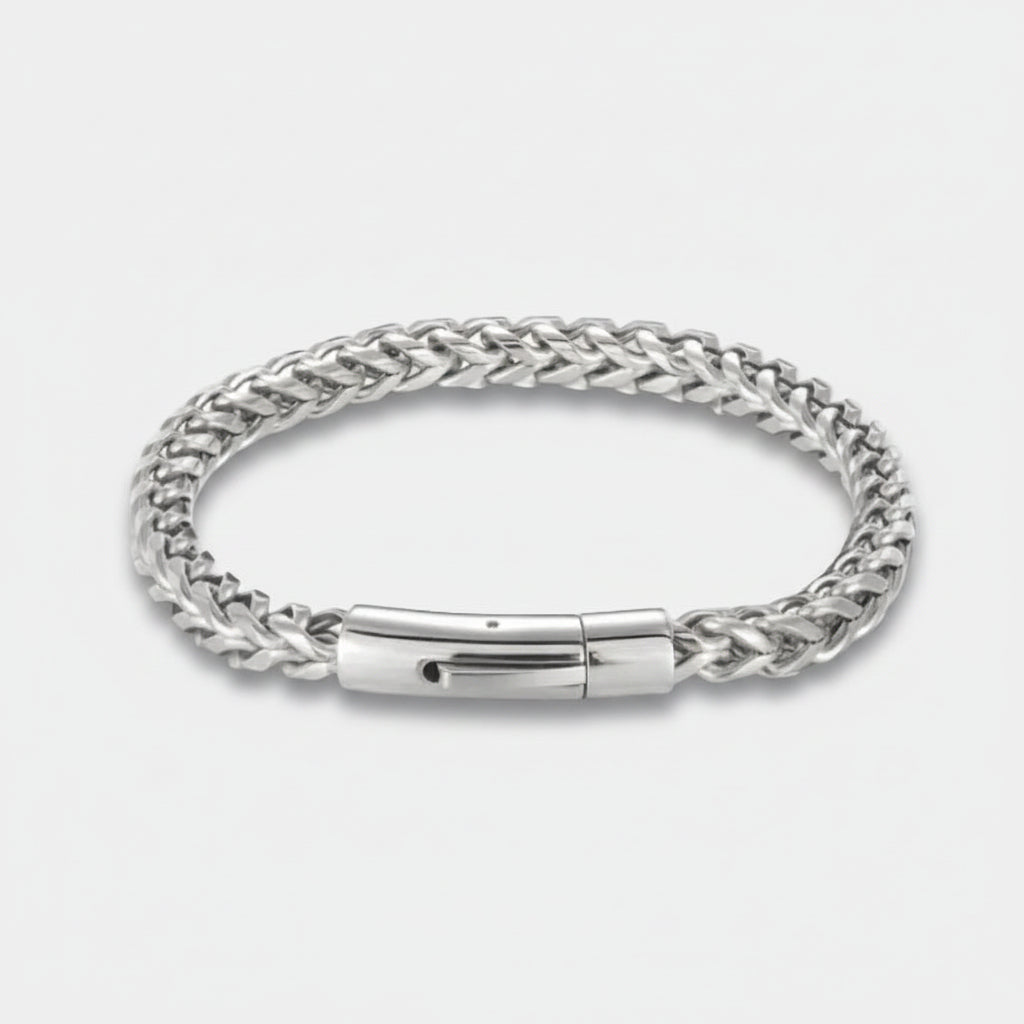 4MM Curb Bracelet With Barrel Clasp
