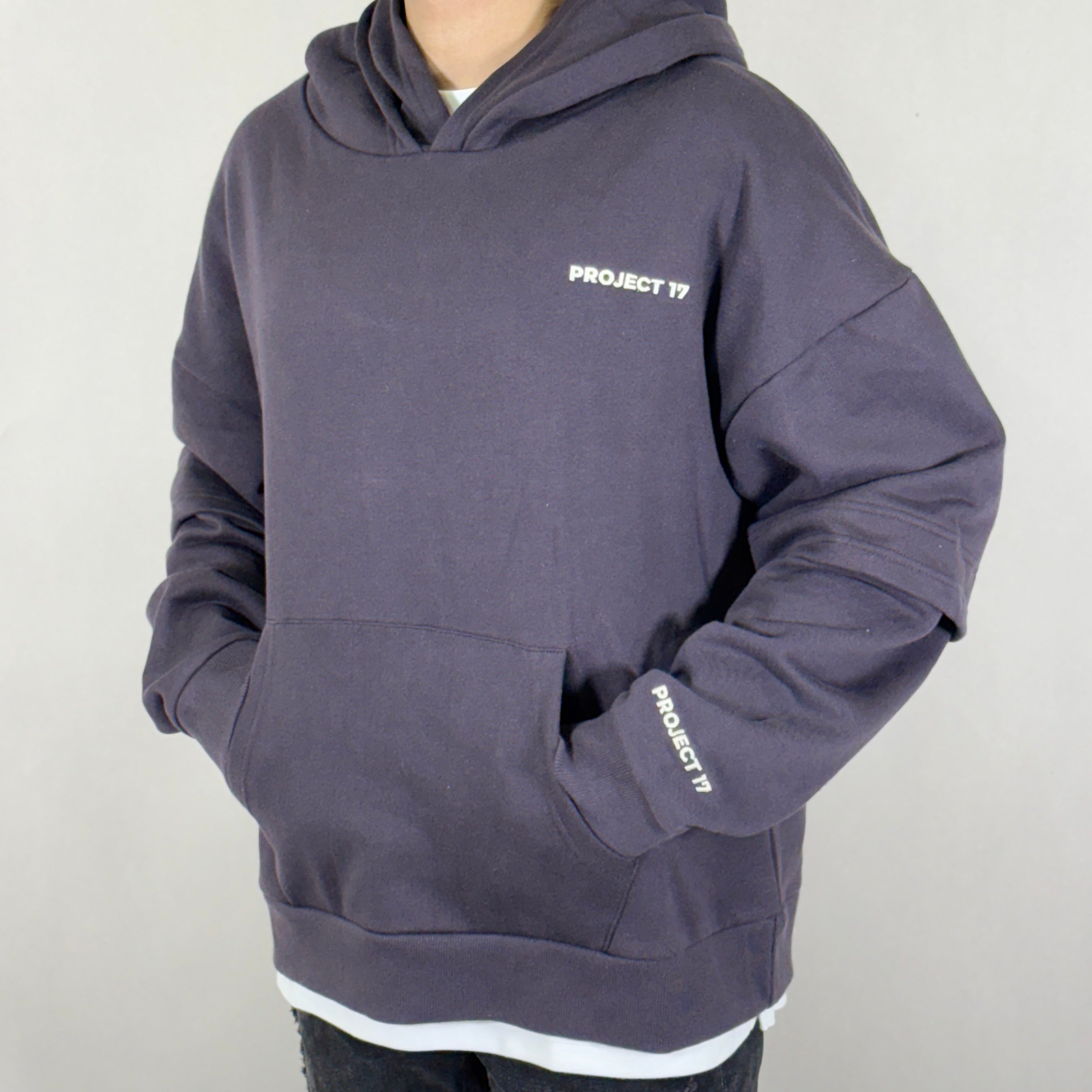 Double Layered Hoodie Onyx Black