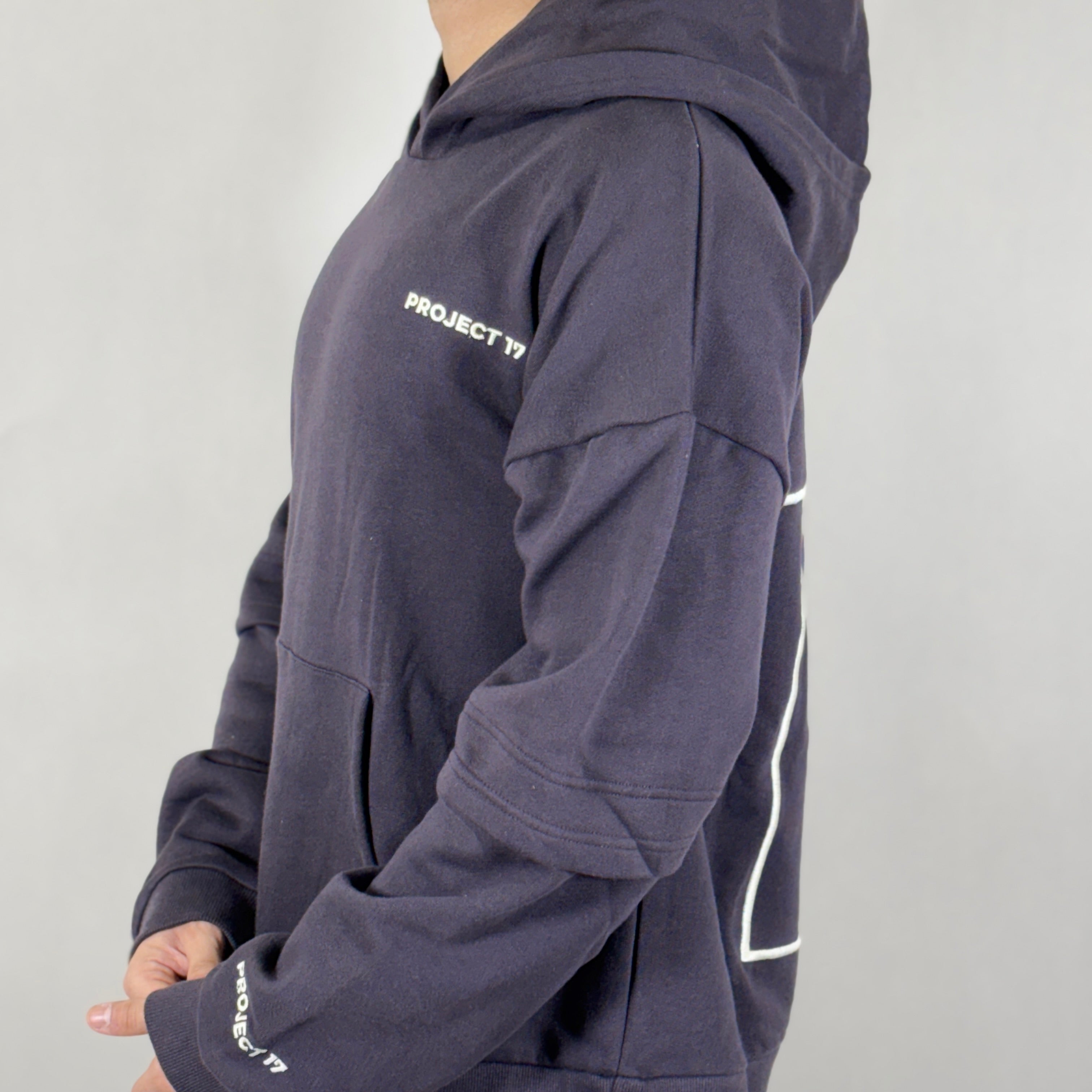 Double Layered Hoodie Onyx Black