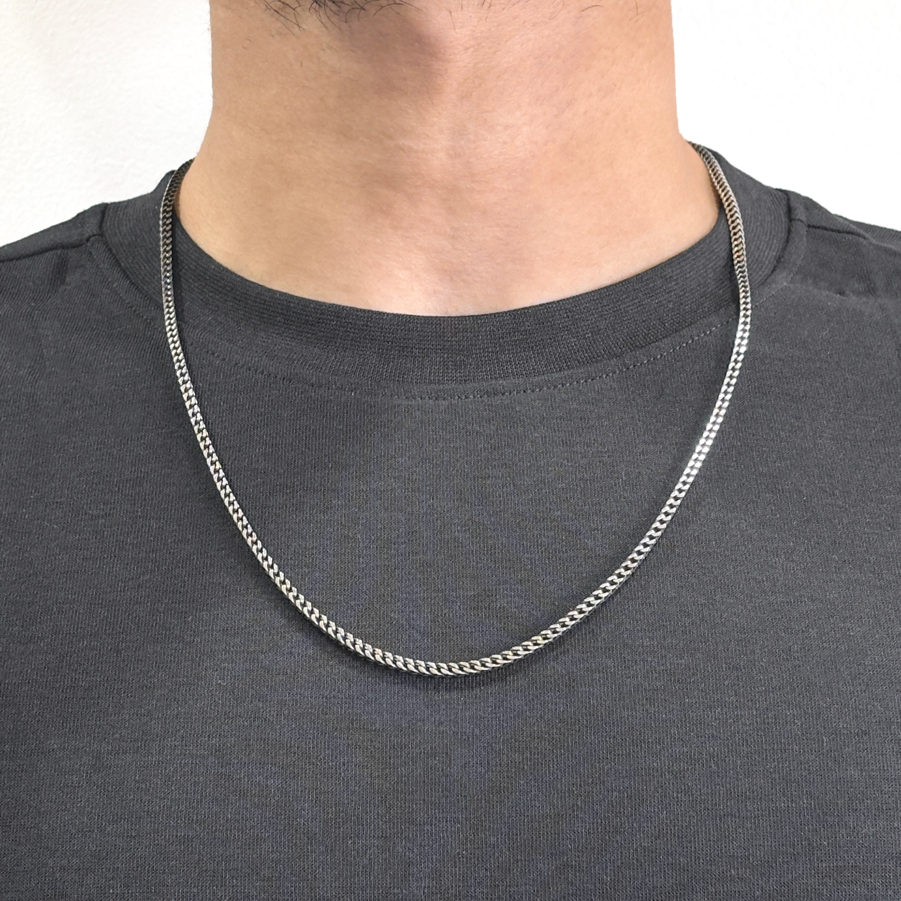 Obsidian Curb Chain 3MM