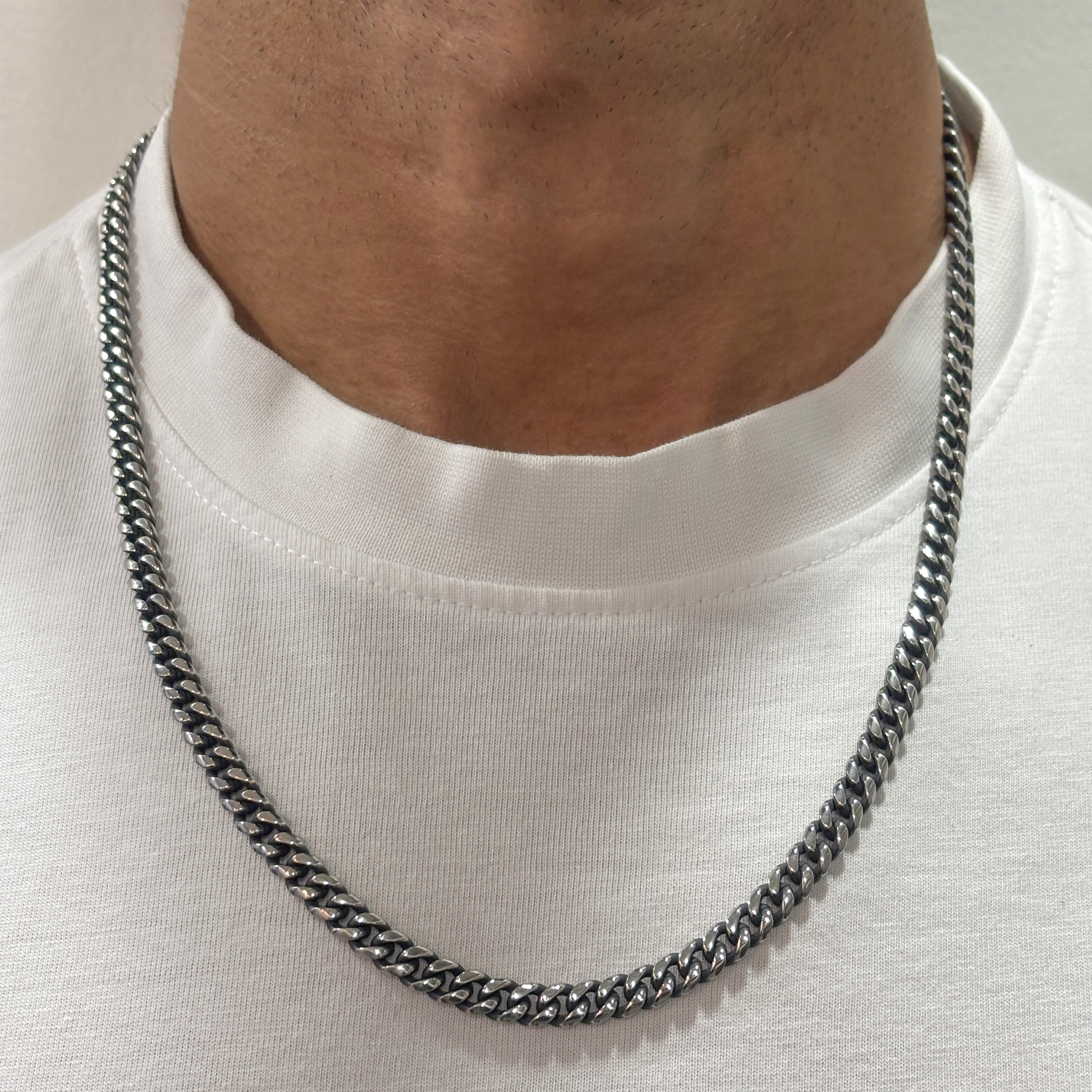 Oxidised Cuban Chain 5MM