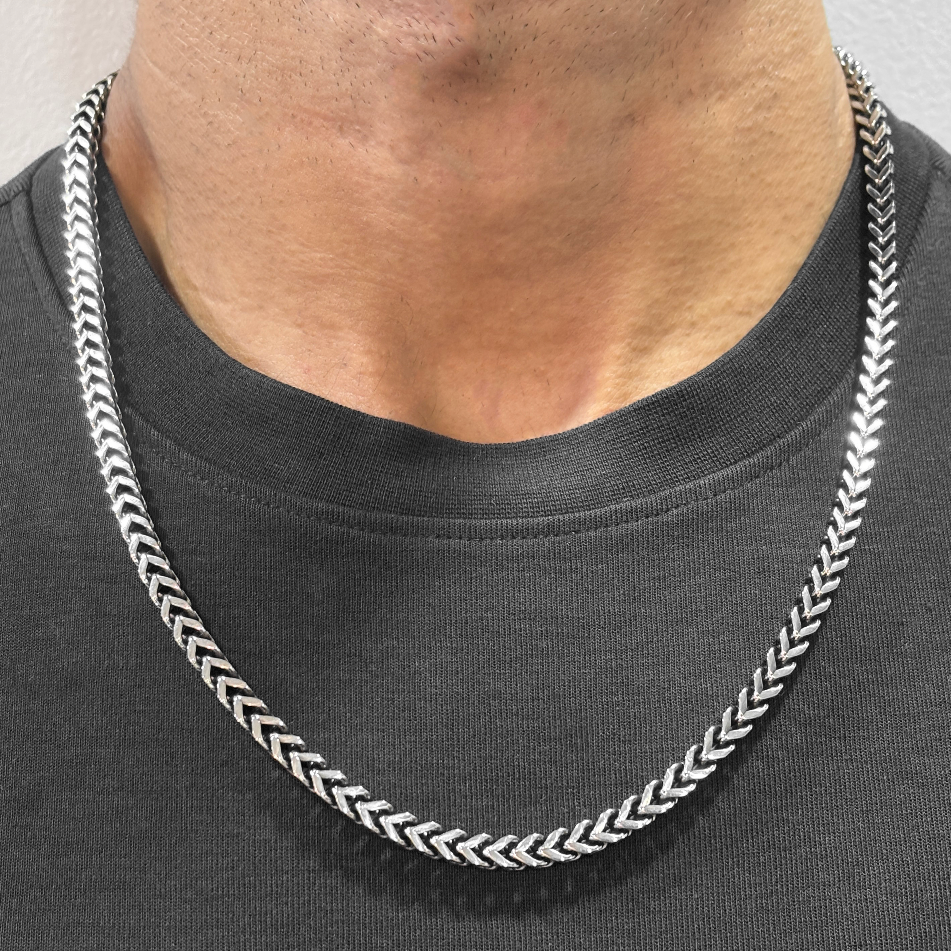 Oxidised Curb Chain 5MM