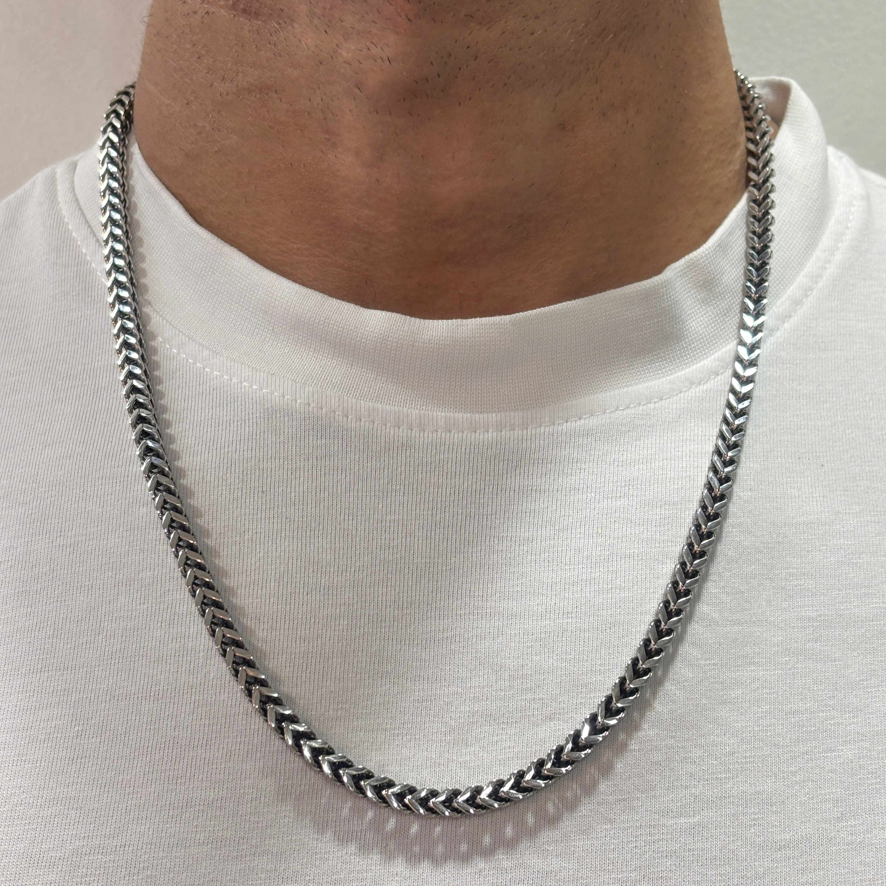 Oxidised Curb Chain 5MM