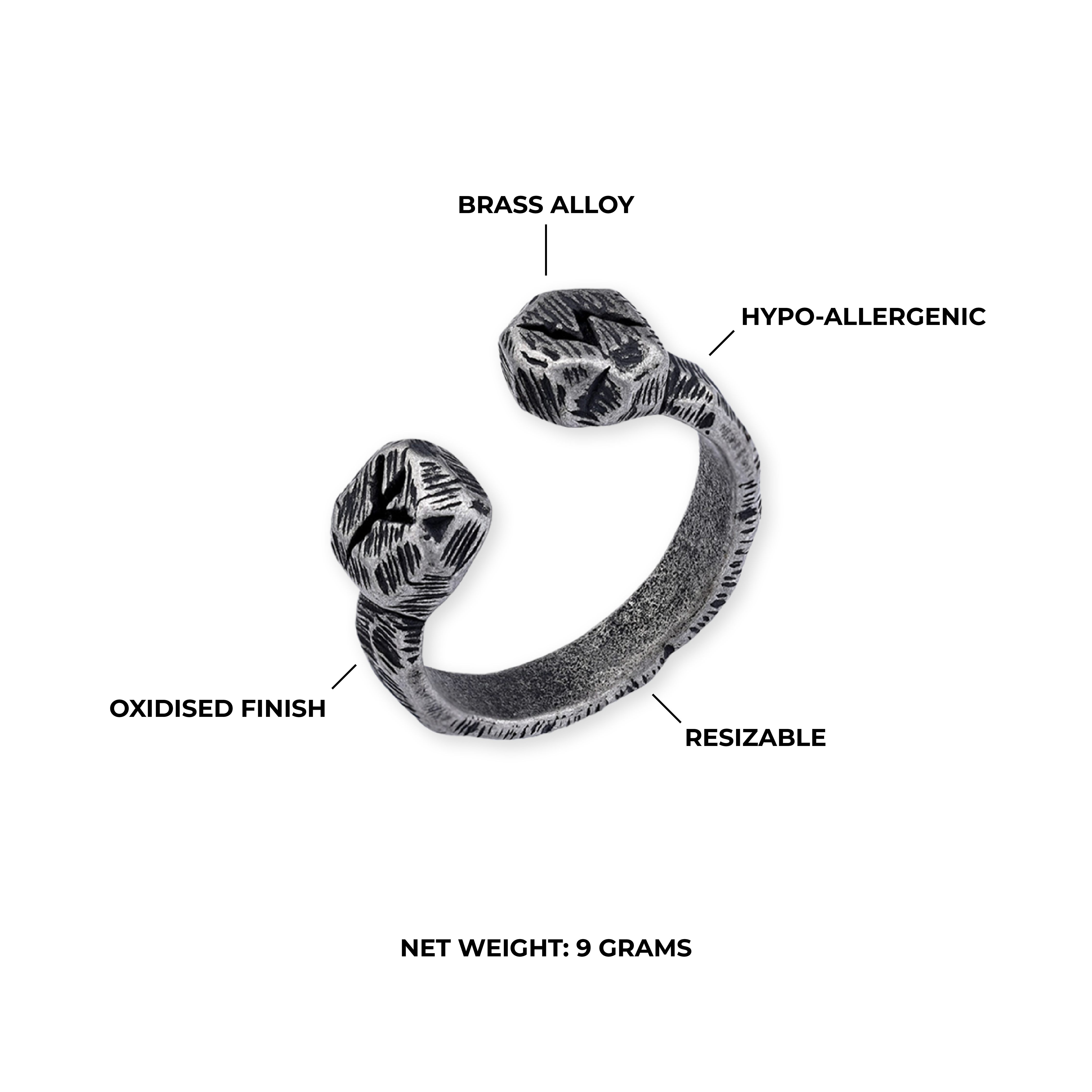 Norse Resizable Ring