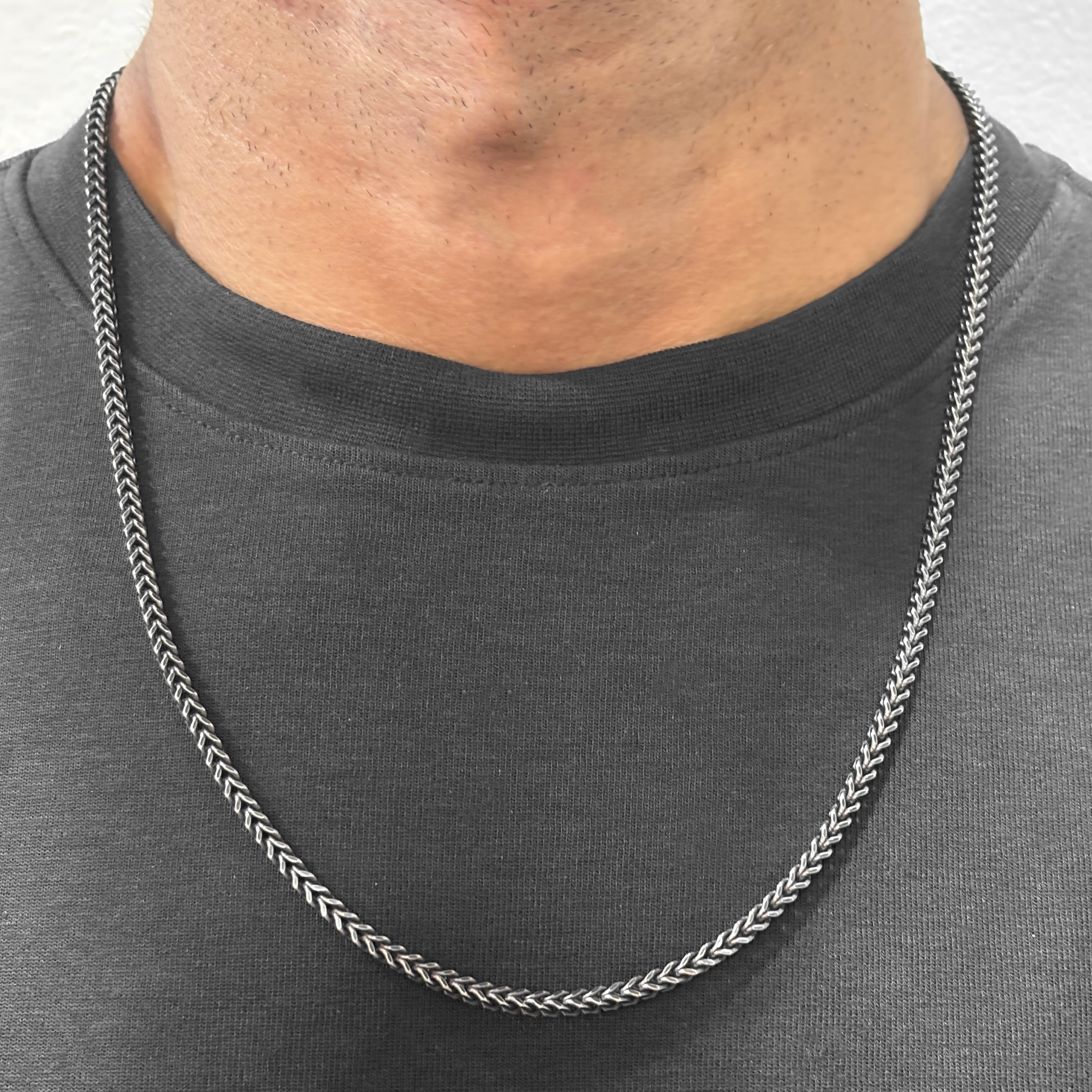 Smoked Curb Chain 3MM