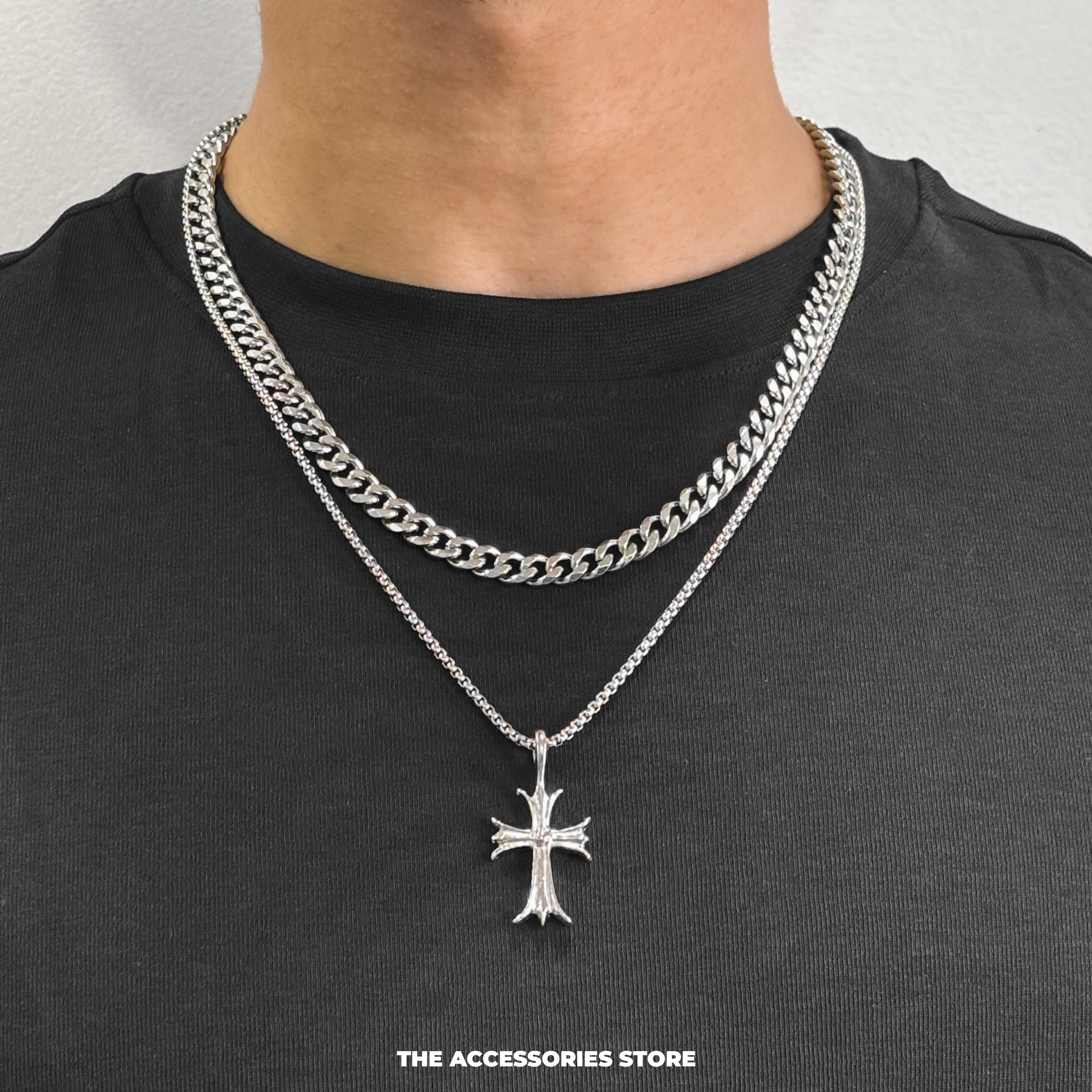 Saint's Cross Cuban Chain
