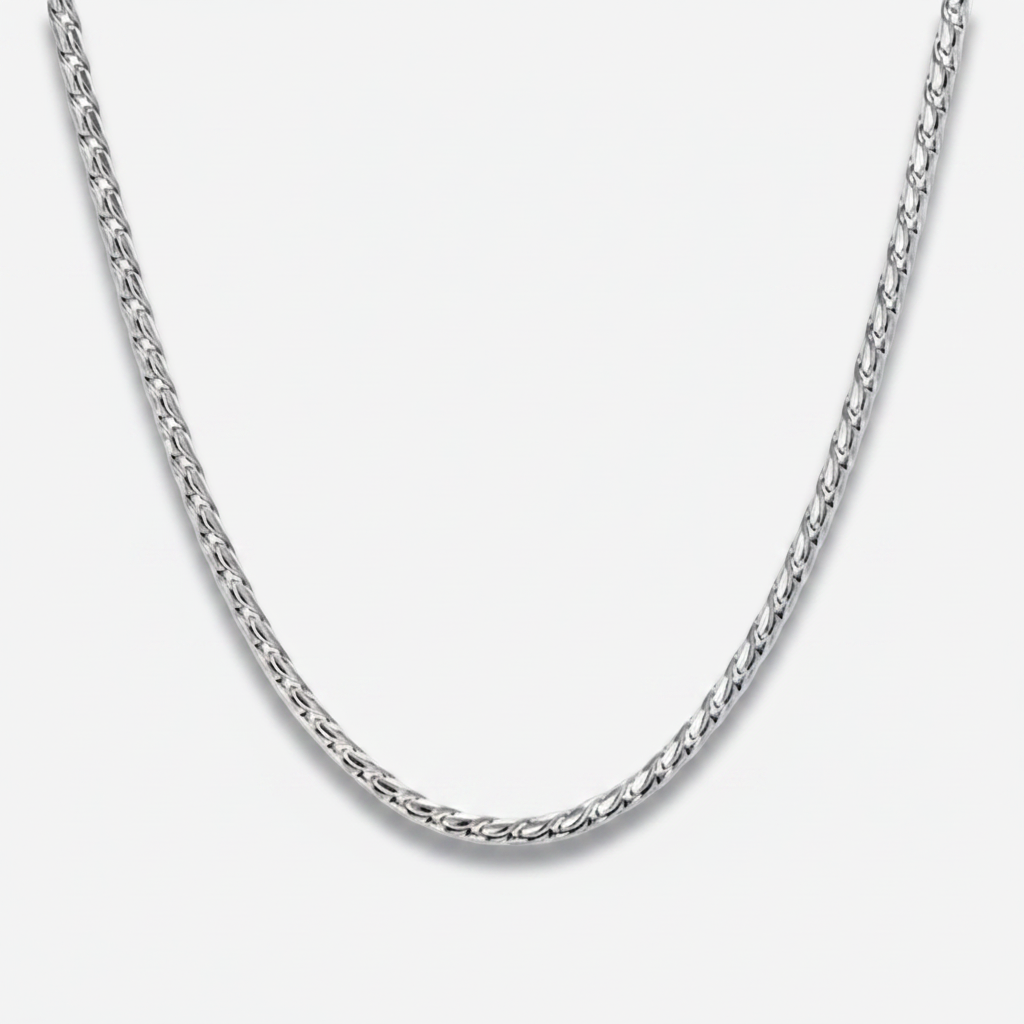 Flat Curb Chain 4MM