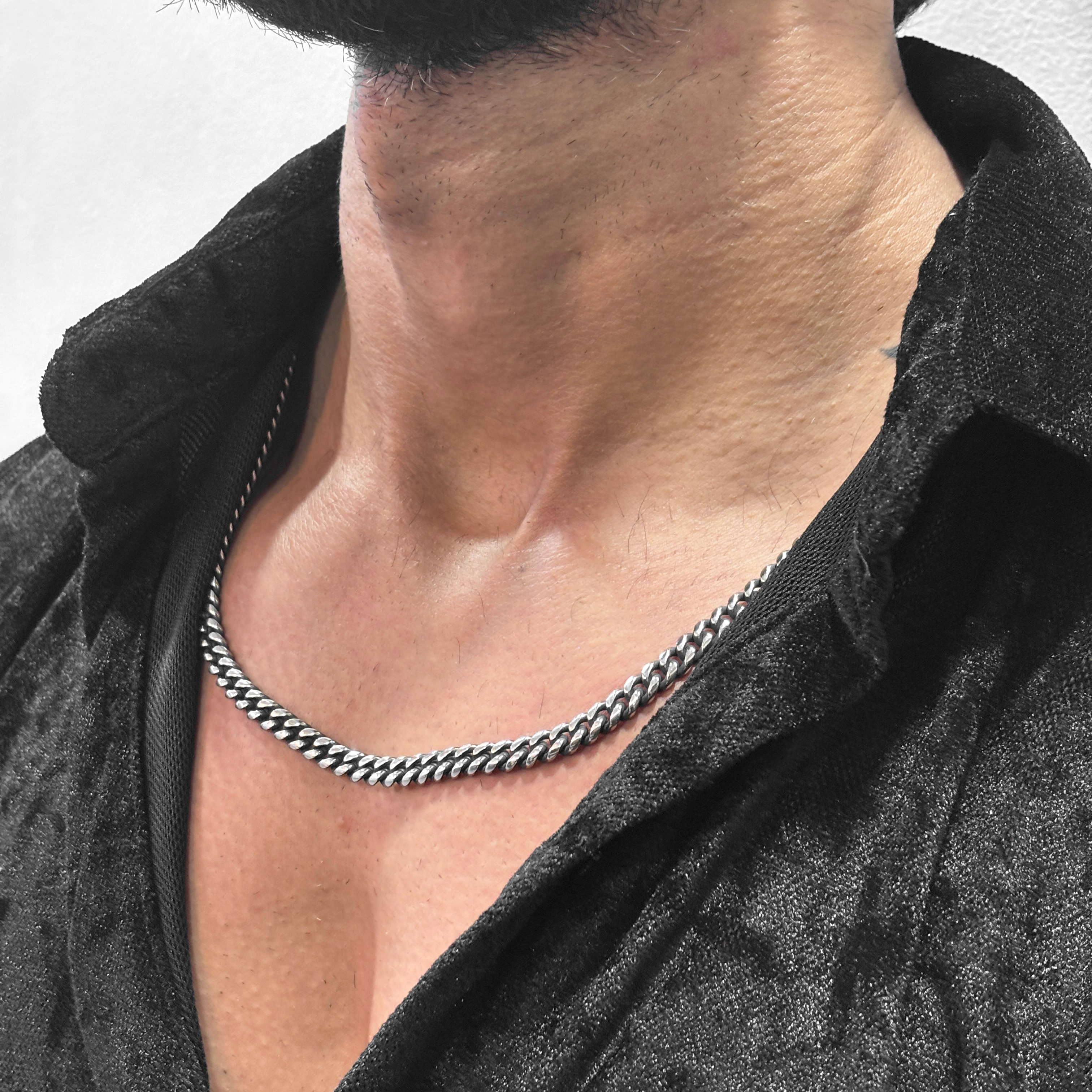 Oxidised Cuban Chain 5MM