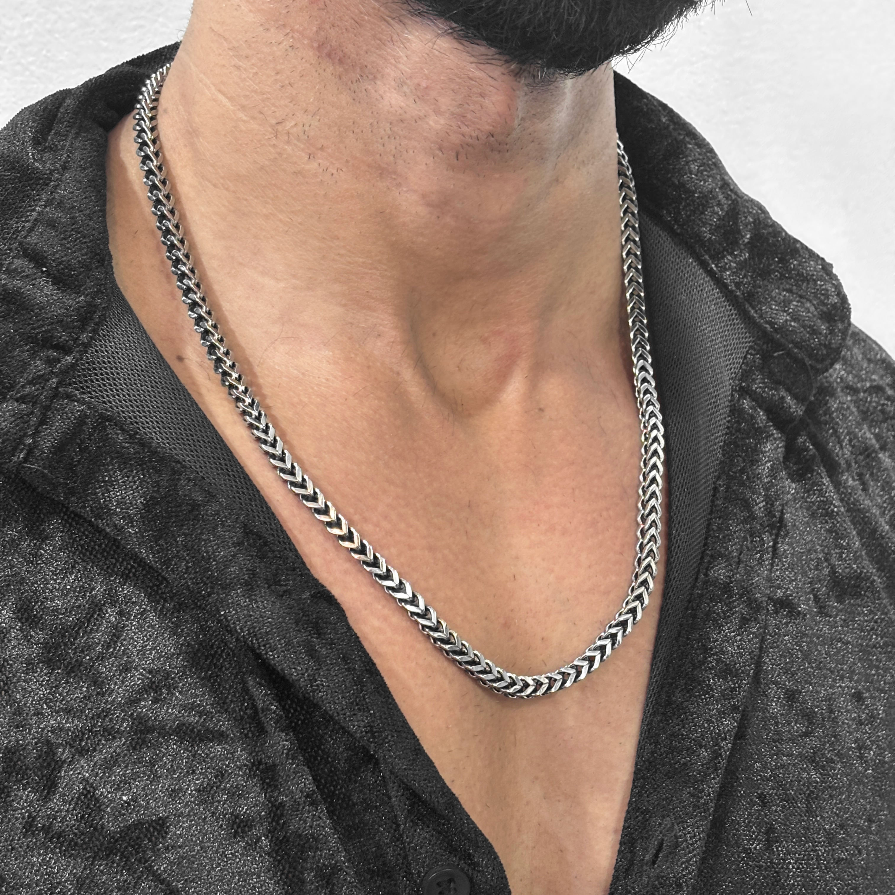 Oxidised Curb Chain 5MM